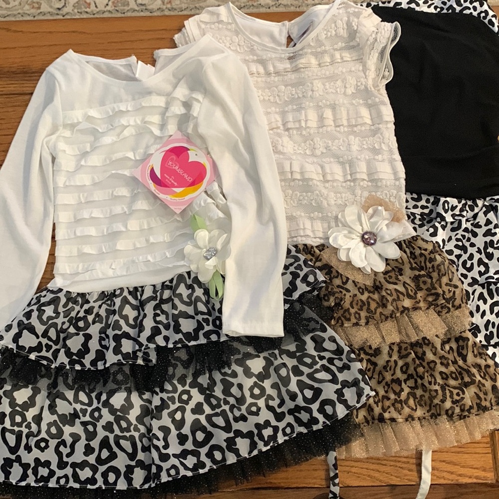 Cheetah print dress bundle of 3 size 6X - Picture 1 of 16